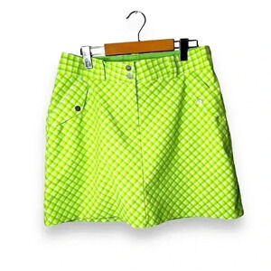 Nike golf  plaid skirt 10